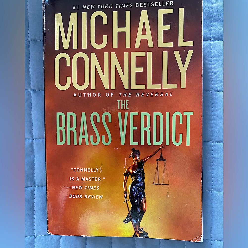 Book: Michael Connelly paperback “The Brass Verdict”